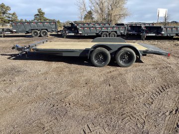 7'x16' Lamar Flatbed Car Hauler
