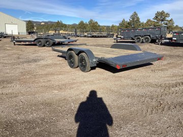 7'x16' Lamar Flatbed Car Hauler