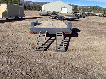 7'x16' Lamar Flatbed Car Hauler
