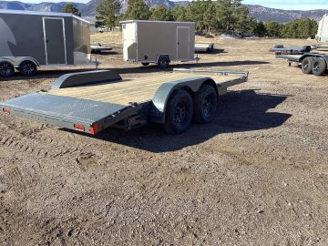 7'x16' Lamar Flatbed Car Hauler