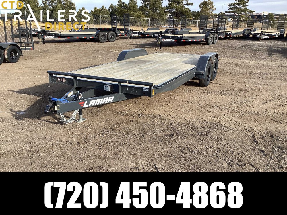 7'x20' Lamar Flatbed Car Hauler