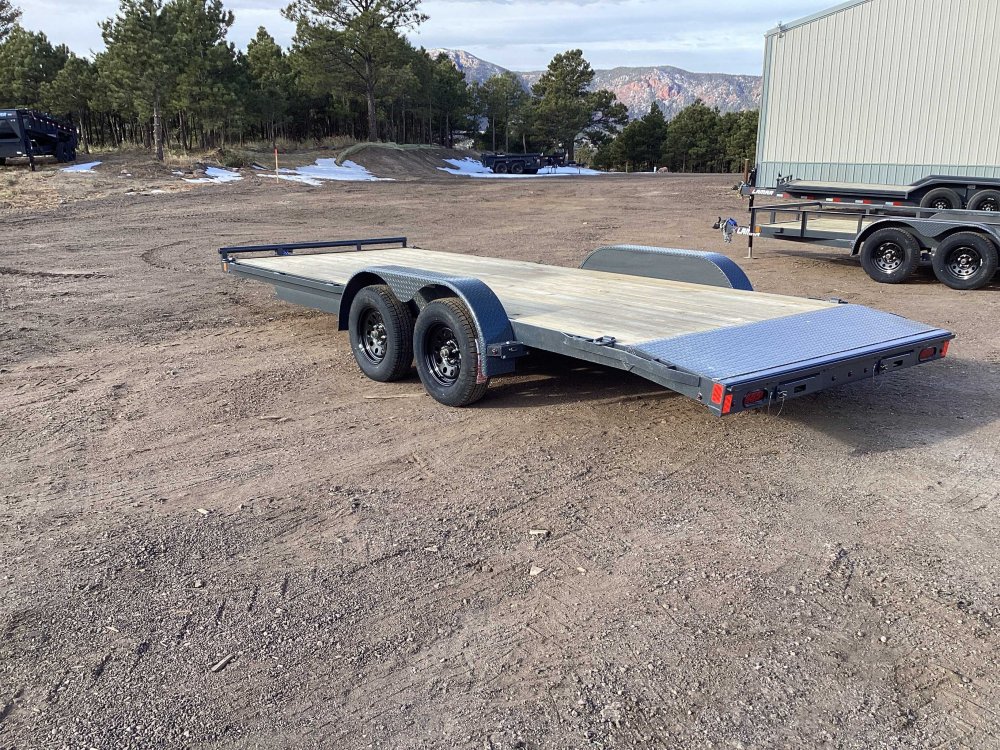 7'x20' Lamar Flatbed Car Hauler