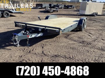 7'x20' Lamar Flatbed Car Hauler