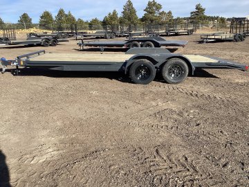 7'x20' Lamar Flatbed Car Hauler