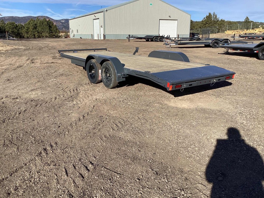 7'x20' Lamar Flatbed Car Hauler