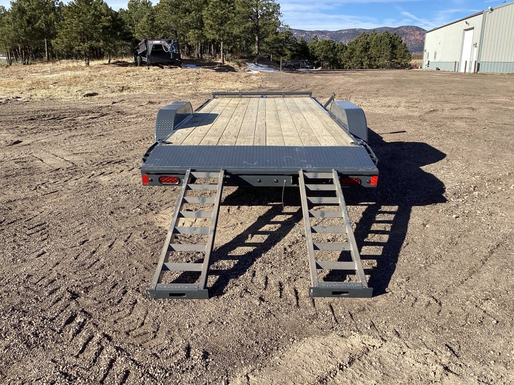 7'x20' Lamar Flatbed Car Hauler