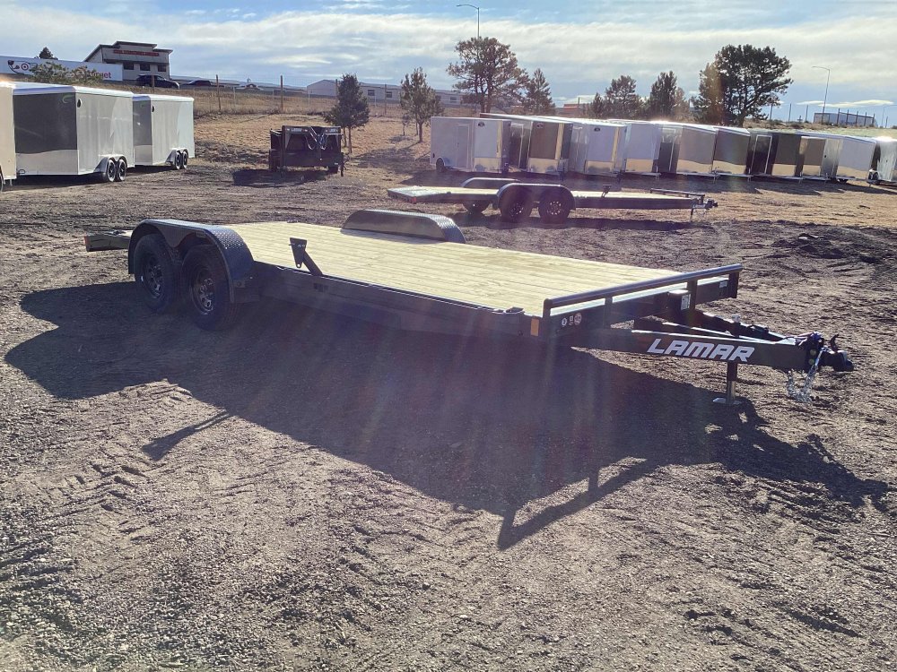 7'x20' Lamar Flatbed Car Hauler