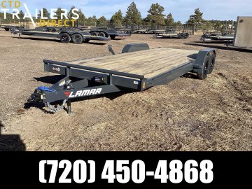 7'x22' Lamar Flatbed Car Hauler