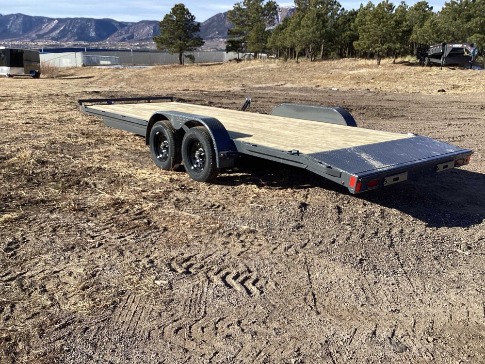 7'x22' Lamar Flatbed Car Hauler