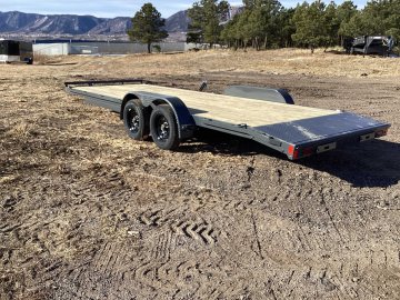 7'x22' Lamar Flatbed Car Hauler