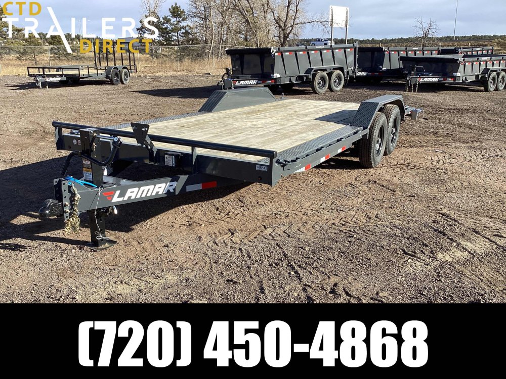 8.5'x20' Lamar Flatbed Car Hauler