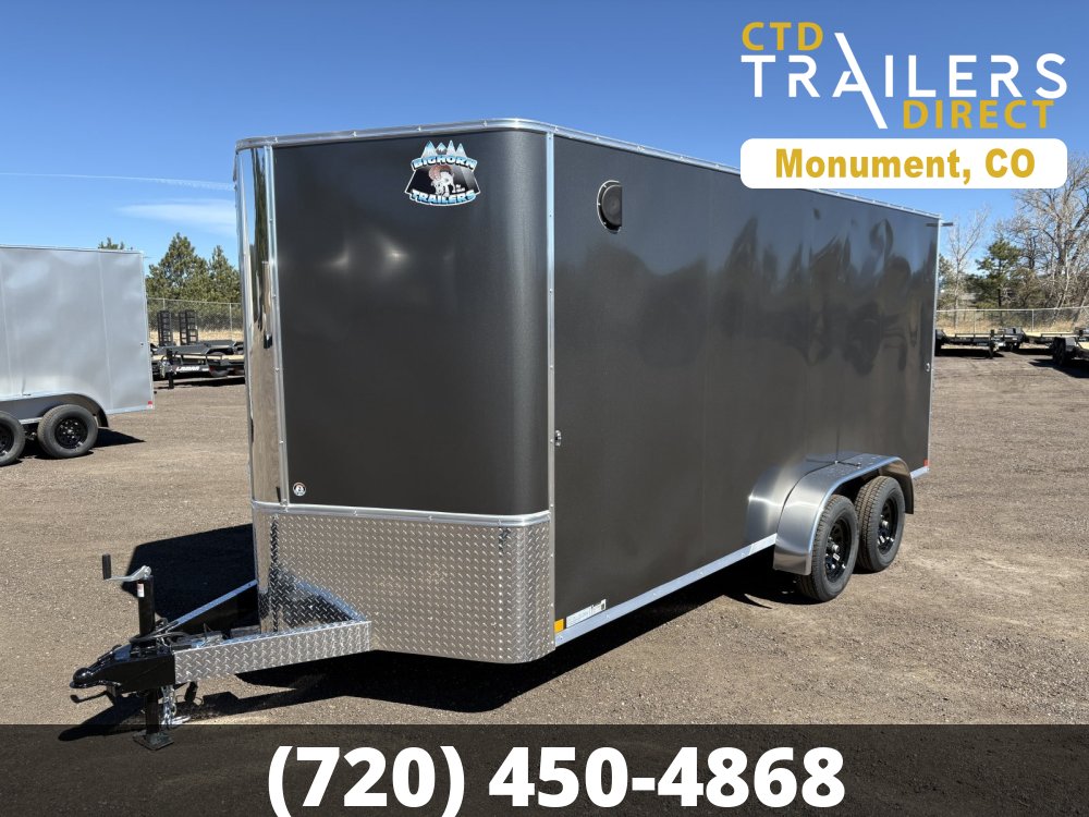 7'x16' Big Horn Enclosed Cargo