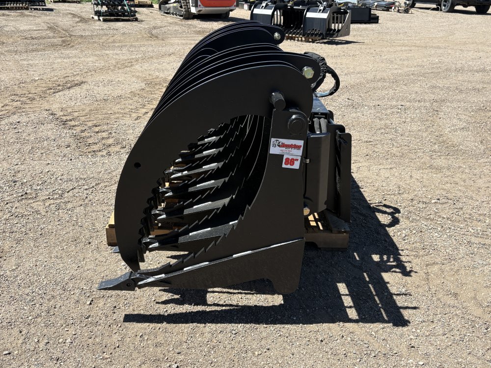 86" DUAL BRUSH GRAPPLE