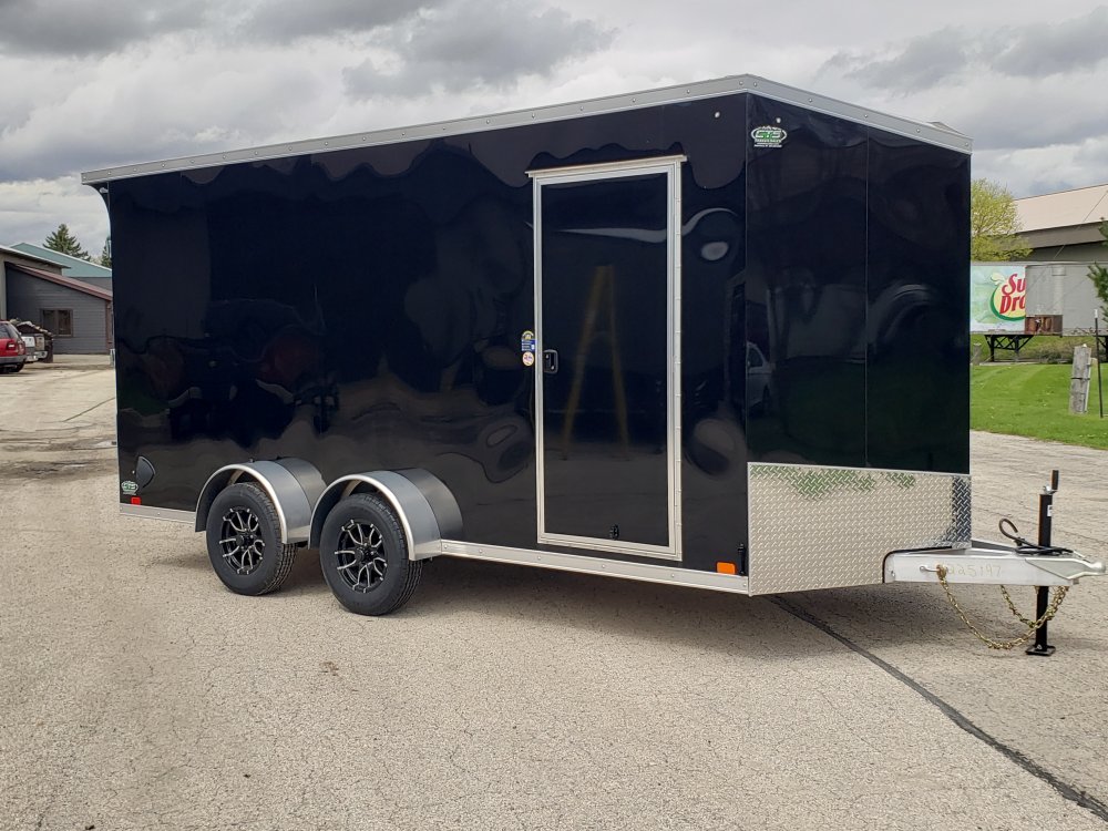 2026 United Trailers UATV 7' x 16' all aluminum enclosed cargo trailer