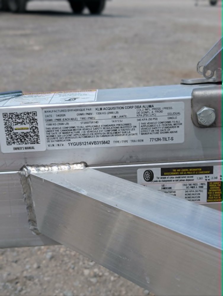 2027 Aluma 7712H-TILT-S