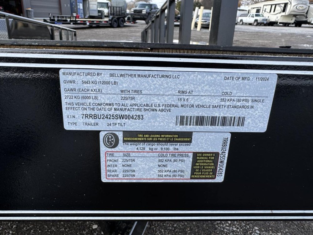 83"x24' Bellwether MFG