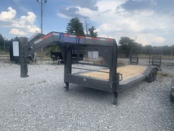 2026 Premier 26' 14K Gooseneck Equipment Trailer - 14 Ply Tires - Drive-Over Fenders