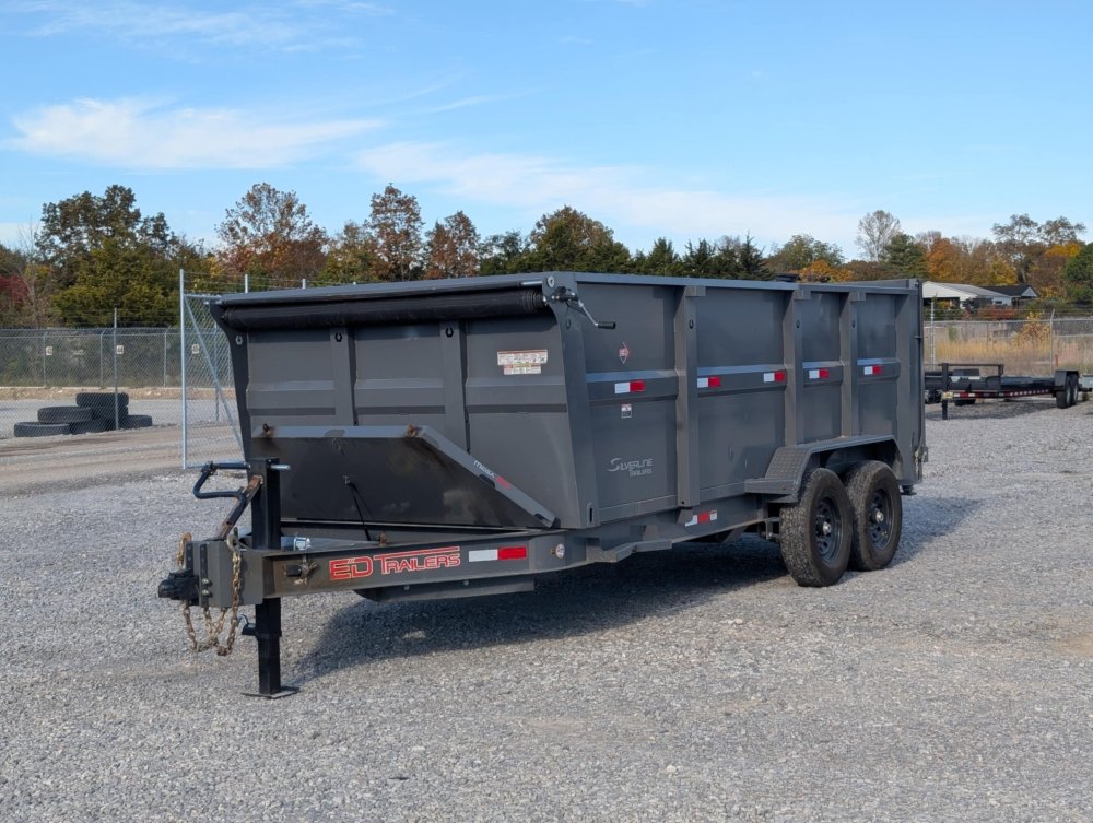 2025 Ed Trailers 83"X16' TA Dump 14K