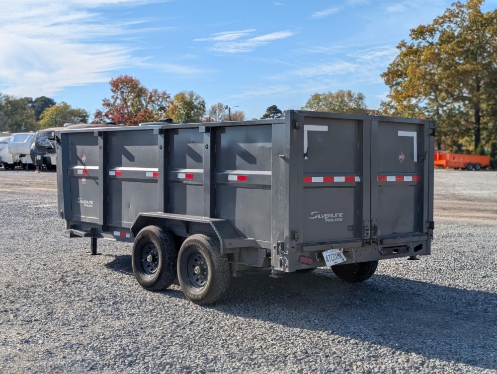 2025 Ed Trailers 83"X16' TA Dump 14K