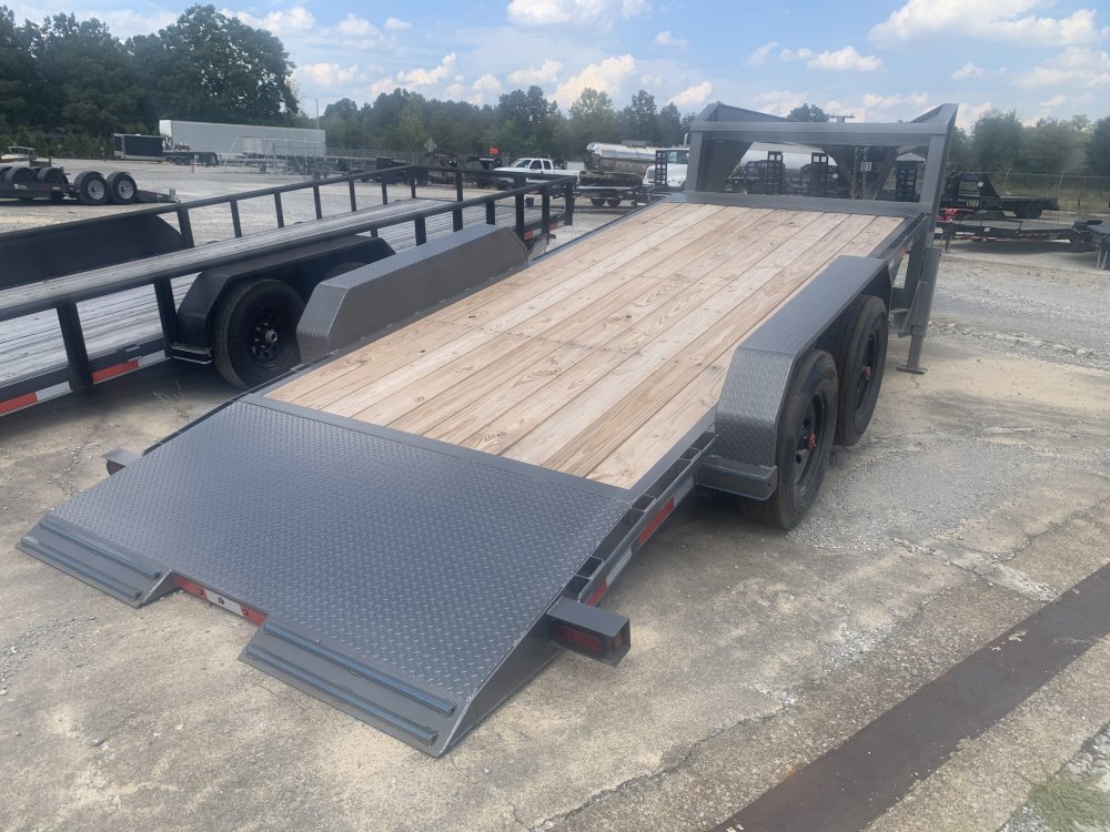 2026 TTS Premier 18' 16K Heavy-Duty Gooseneck Tilt Equipment Trailer