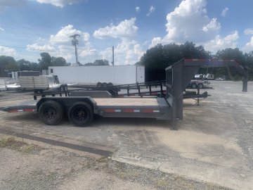 2026 TTS Premier 18' 16K Heavy-Duty Gooseneck Tilt Equipment Trailer