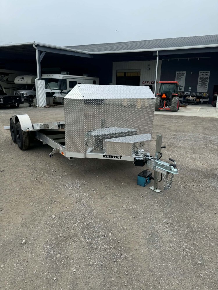 2026 Aluma 8218H-TILT-ANV 9.9K Aluminum Tilt Trailer - 8,075 LB Payload