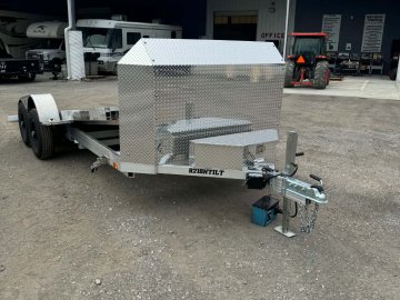 2026 Aluma 8218H-TILT-ANV 9.9K Aluminum Tilt Trailer - 8,075 LB Payload