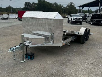 2026 Aluma 8218H-TILT-ANV 9.9K Aluminum Tilt Trailer - 8,075 LB Payload