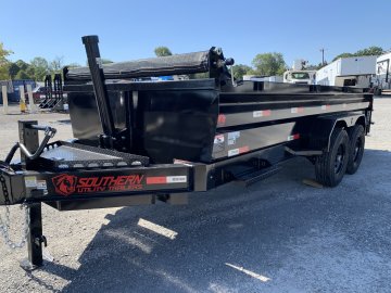 2026 Southern Utility 7' x 16' 14K Dump Trailer - 9,210 LB Payload - Tarp System