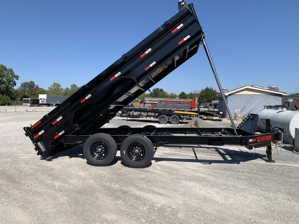 2026 Southern Utility 7' x 16' 14K Dump Trailer - 9,210 LB Payload - Tarp System