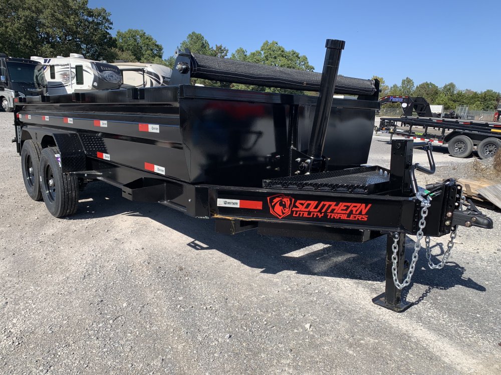 2026 Southern Utility 7' x 16' 14K Dump Trailer - 9,210 LB Payload - Tarp System