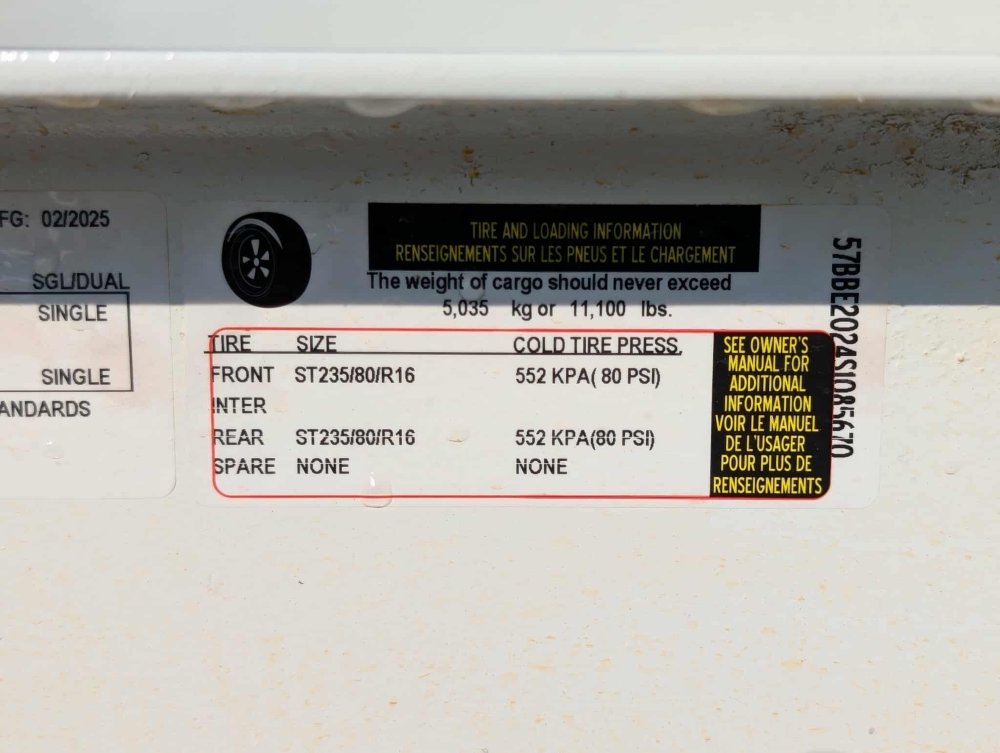 7'x20' Caliber Equipment