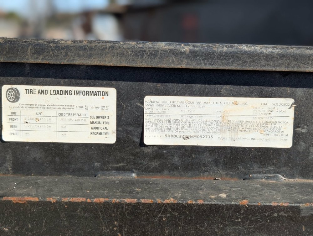 83'x22' MAXXD Equipment