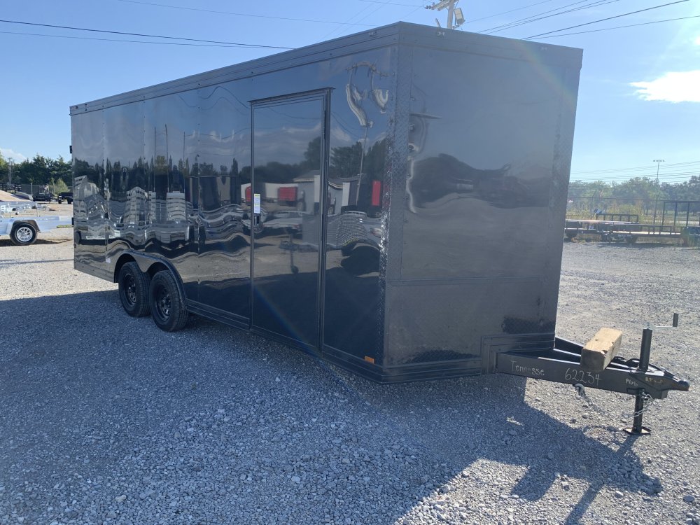 2026 Cynergy 8.5' x 20' 7K Tandem Axle Enclosed Cargo Trailer - Blackout - Ramp Door