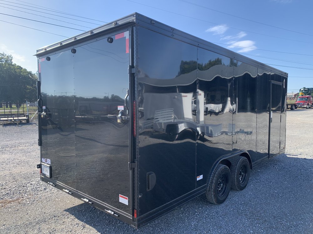 2026 Cynergy 8.5' x 20' 7K Tandem Axle Enclosed Cargo Trailer - Blackout - Ramp Door