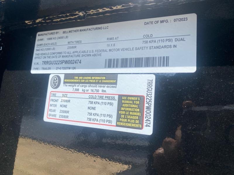 102"x32' Bellwether MFG Gooseneck