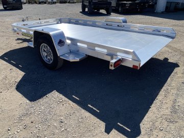 2027 Aluma 77" x 12' Aluminum Tilt Utility Trailer - 2,990 LB GVWR - 2,340 LB Payload