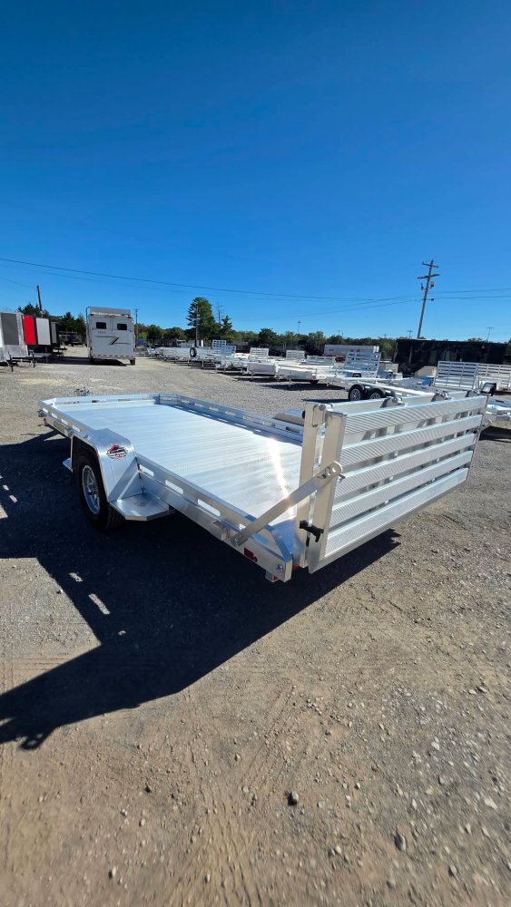 2027 Aluma 7814S-BT 78" x 14' Aluminum Utility Trailer - Bi-Fold Gate - 2,265 LB Payload