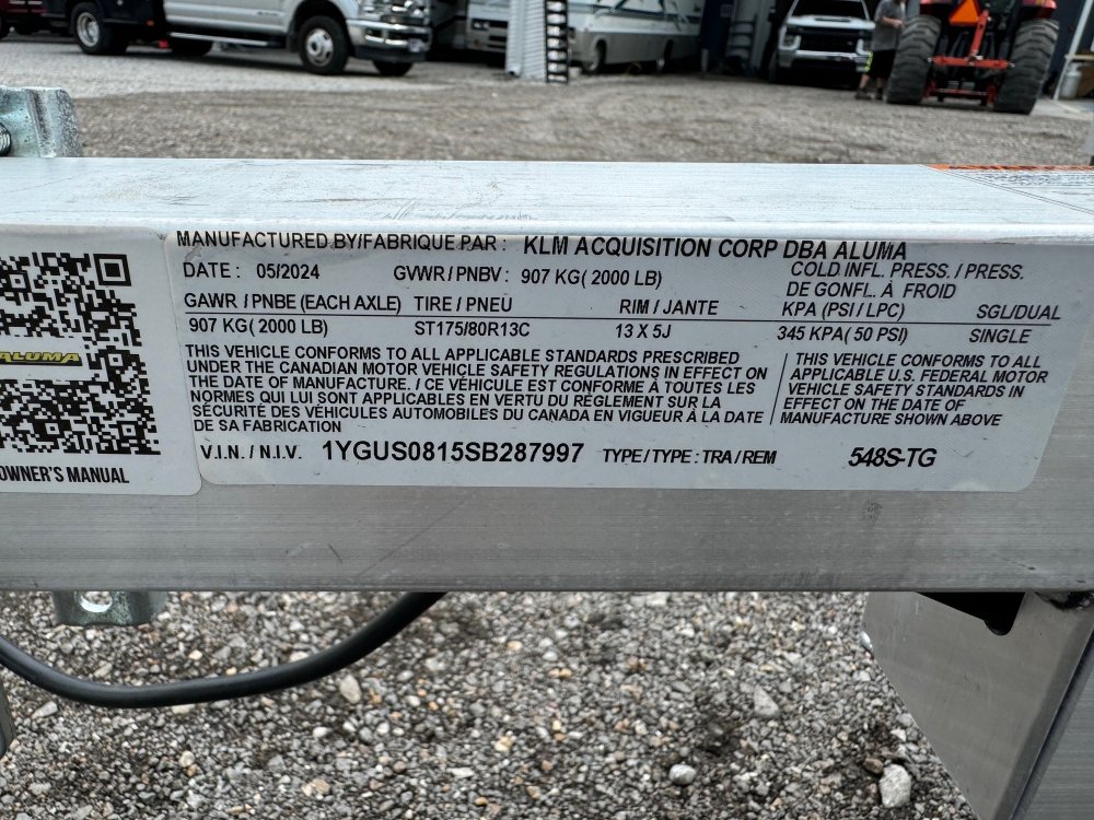 4' 6"x8' Aluma Utility