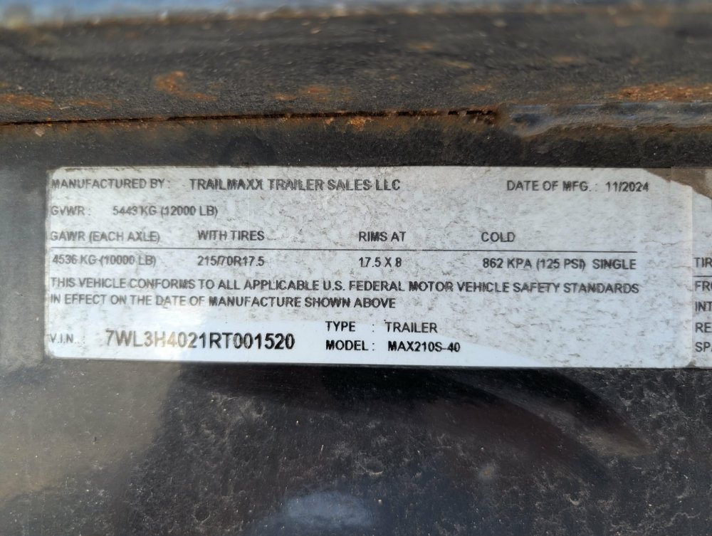 2024 Trail Maxx 102"X40' 20K GN