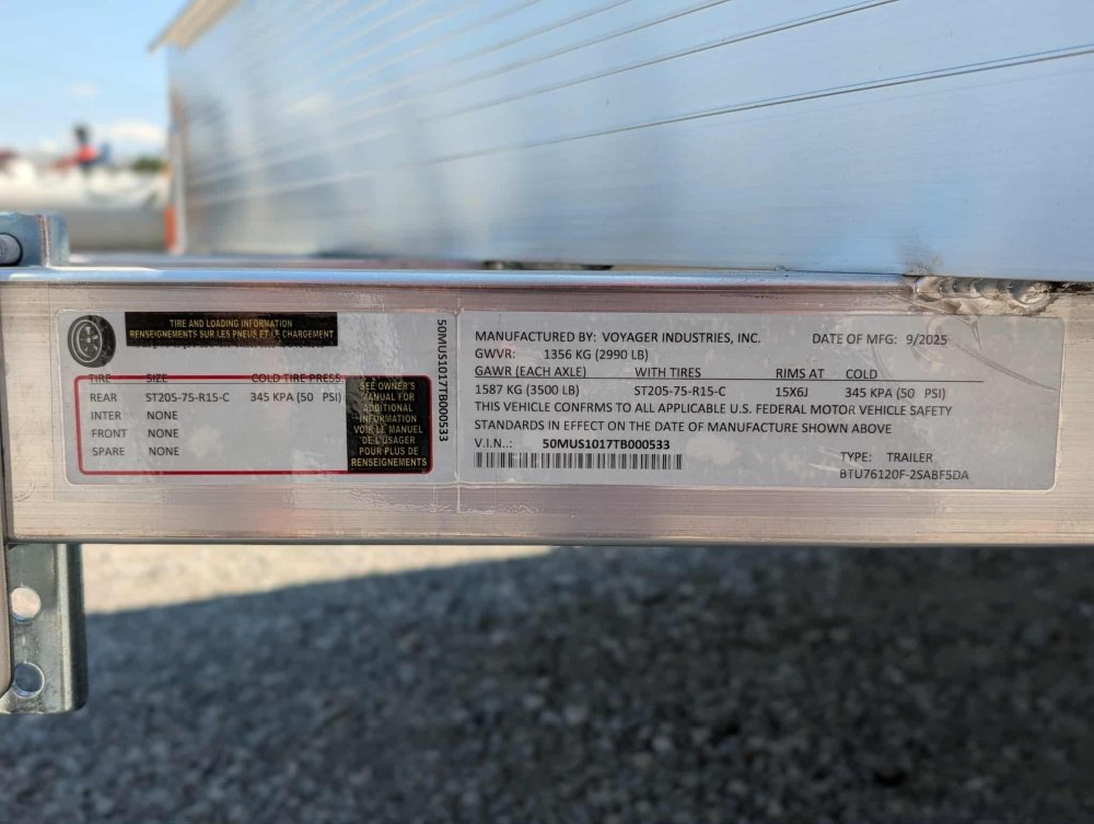 76"x10' Bear Track Utility