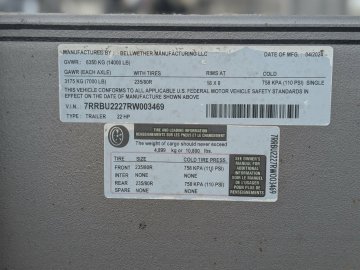 83"x22' Bellwether Utility