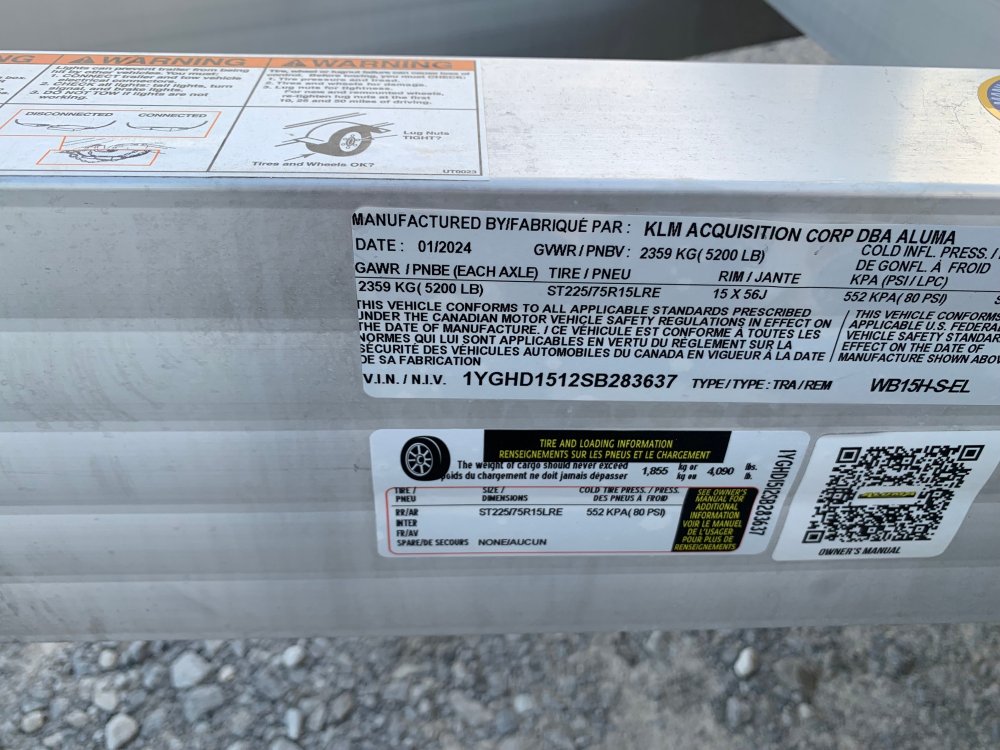 8'x15' Aluma Aluminum