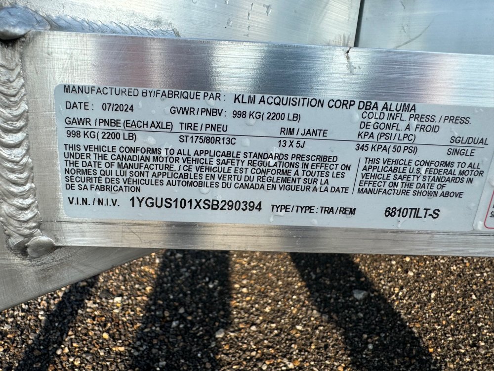 5' 8"x10' 2" Aluma Aluminum