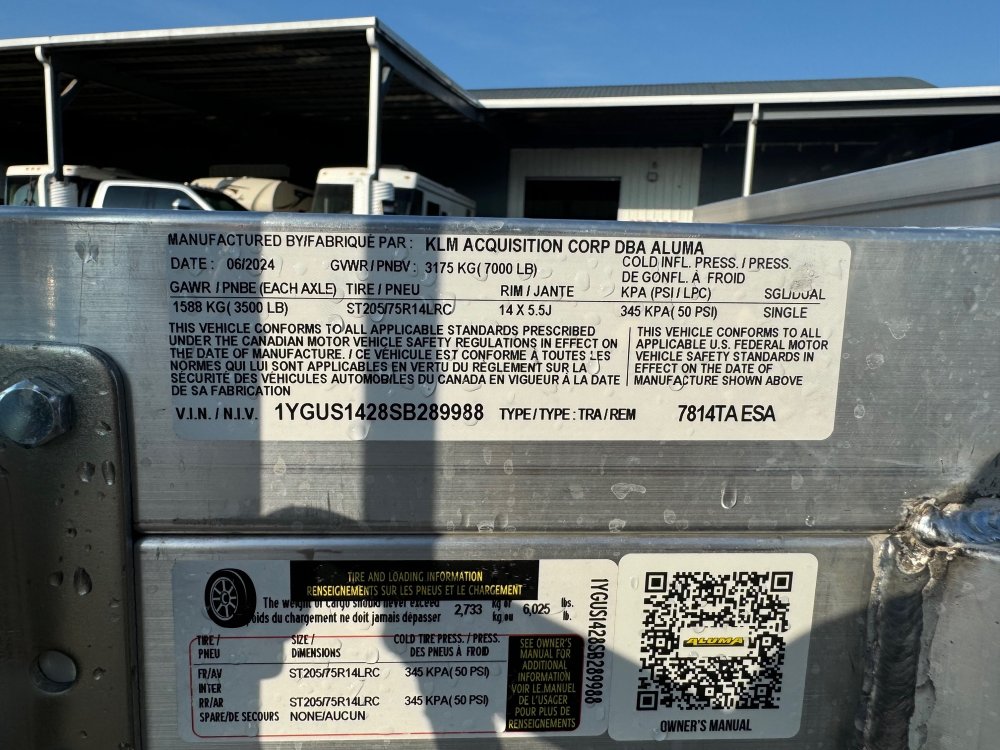 6' 6"x14' 4" Aluma Aluminum