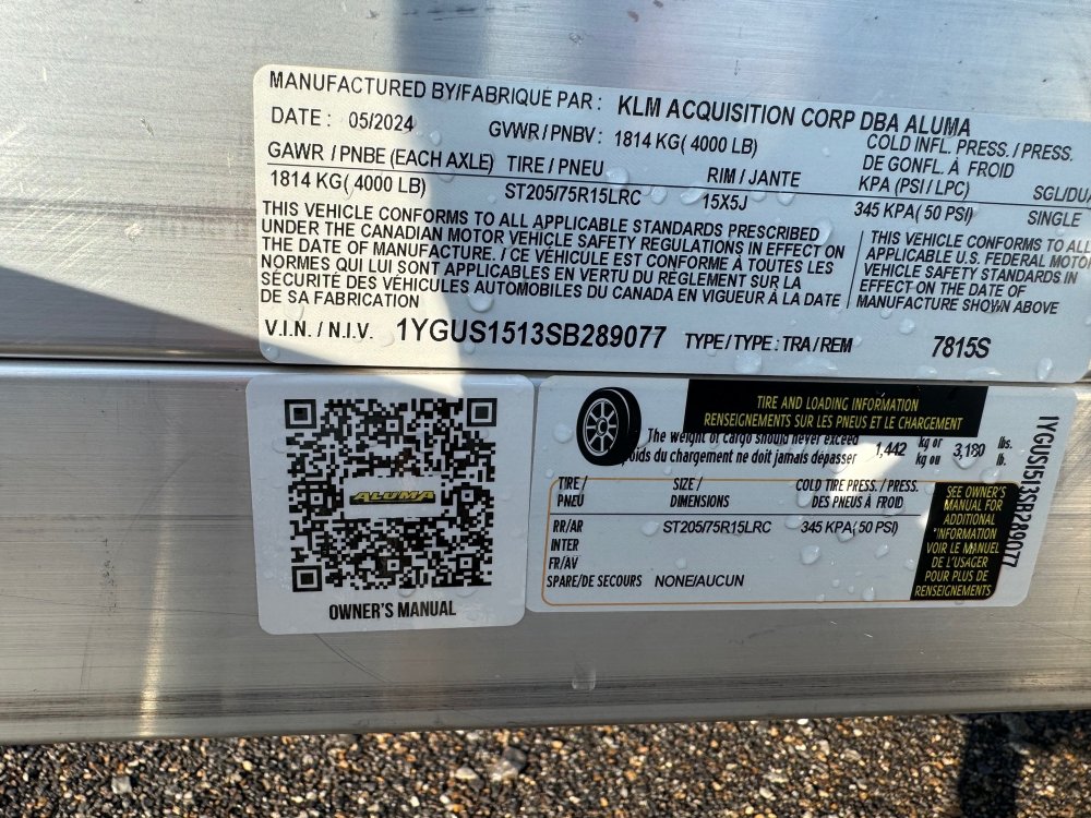 6' 6"x15' 2" Aluma Aluminum