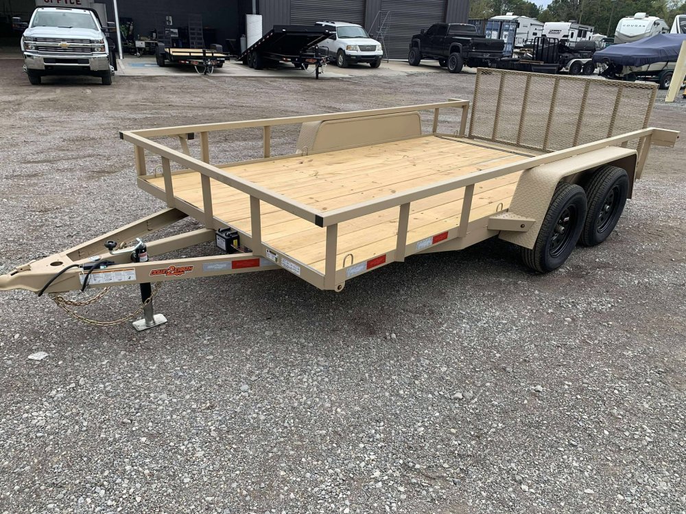 2026 Down 2 Earth 82"X14' TA Utility 7K w/Dovetail