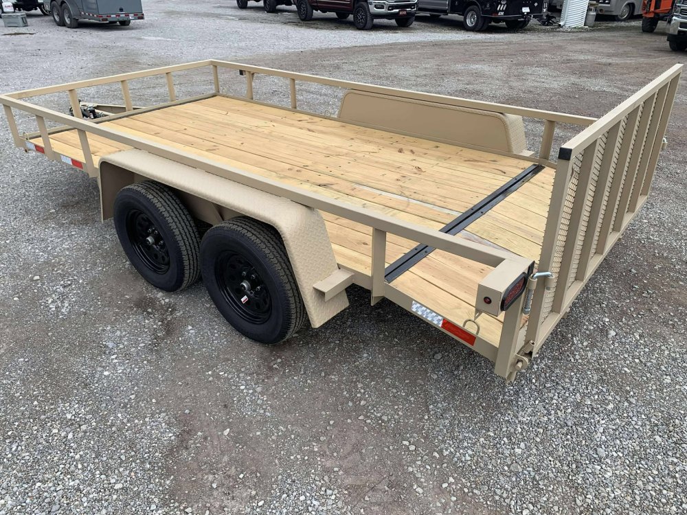 2026 Down 2 Earth 82"X14' TA Utility 7K w/Dovetail