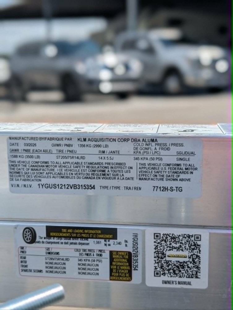 2027 Aluma 7712H-S-TG