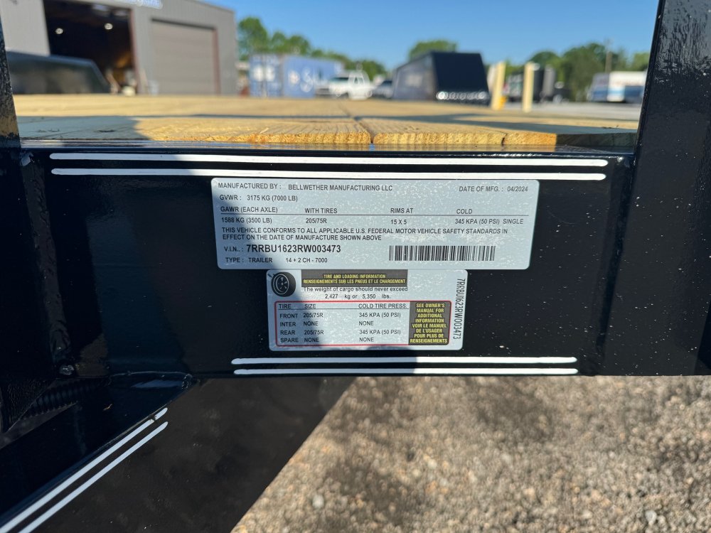 83"x16' Bellwether MFG